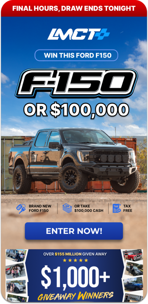 f150 or $100,000 1 1